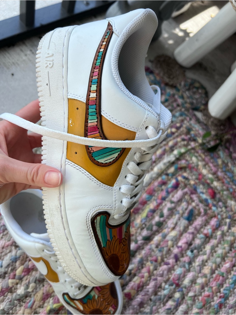 One of a kind Nike Air Force 1 Size 10 - Picture 6 of 8